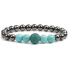 Jewelry Turquoise Magnetic Elastic Bracelet Handmade