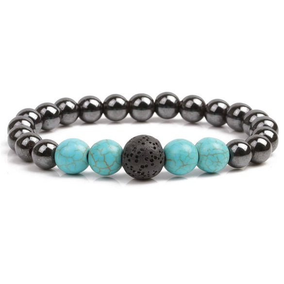 Jewelry Turquoise Magnetic Elastic Bracelet Handmade
