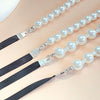 Jewelry Vintage Court Beaded Imitation Pearl Flannel Tassel Necklace Geometric Electroplated Women's Accessories