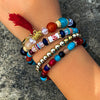Jewelry Vintage Handmade Alloy Bracelet With Leaves And Geometric Pattern Electroplated