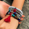 Jewelry Vintage Handmade Alloy Bracelet With Leaves And Geometric Pattern Electroplated