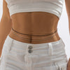 Jewelry Waist Chain Copper Thin Chain Simple Geometric Style