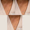 Jewelry Water Drop Pear Pendant Clavicle Chain Women's 925 Sterling Silver Geometric Zircon Necklace 14K Gold Plated
