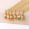 Jewelry Women Princess Pendant Necklace Zircon Inlaid With Cartoon Characters