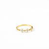 Jewelry Women's Copper Geometric Flower Butterfly Ring Electroplated