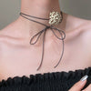 Jewelry Women's Polyester Feather Flower Shape Handmade Necklace
