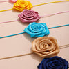 Jewelry Women's Polyester Feather Flower Shape Handmade Necklace