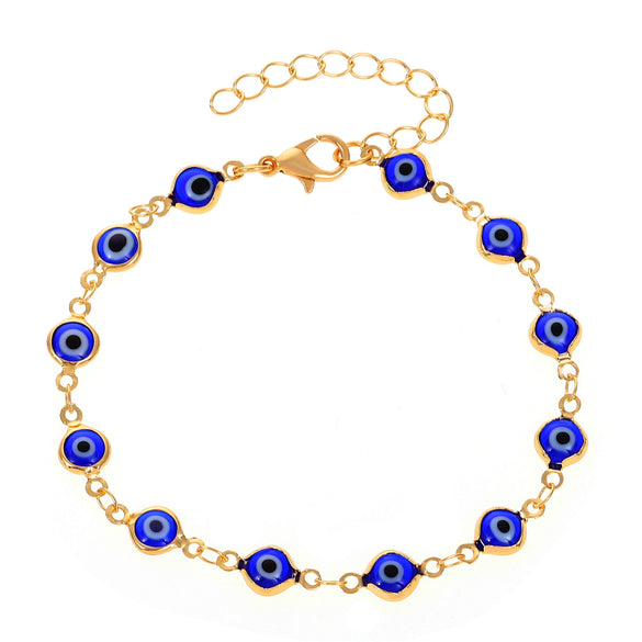 Jewelry Women's Vintage Style Devil's Eye Alloy Handmade Bracelet