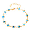 Jewelry Women's Vintage Style Devil's Eye Alloy Handmade Bracelet