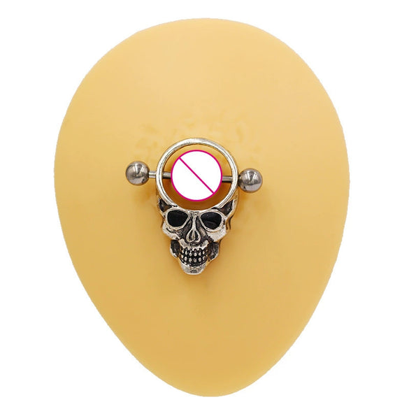 Jewelry Zinc Alloy Alloy Geometric Skull Hip Hop Punk Breast Chest Ring