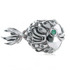 Jewelry Zinc Alloy Cartoon Mouse Pendant With Totem Pattern Electroplating Decoration