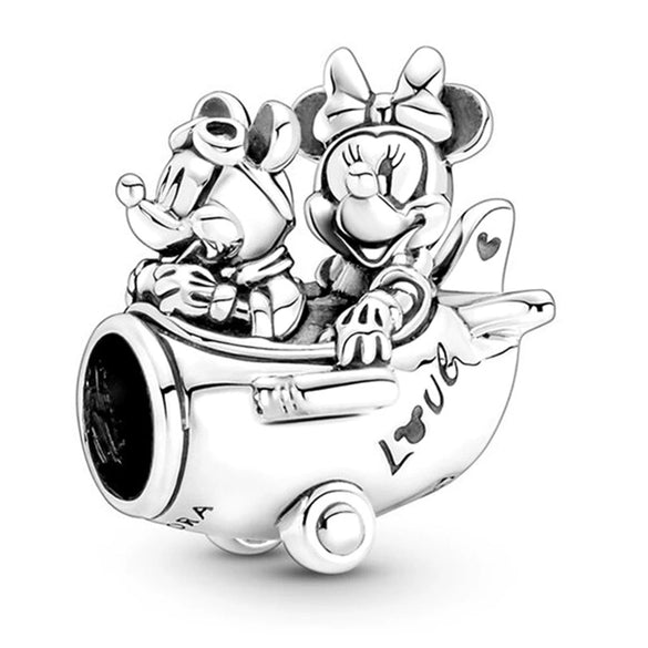 Jewelry Zinc Alloy Cartoon Mouse Pendant With Totem Pattern Electroplating Decoration