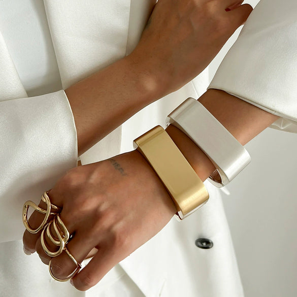 Jewelry Zinc Alloy Geometric Square Electroplating Women's Fashion Bracelet