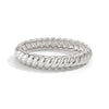 Jewelry Zinc Alloy Plain Ring Bracelet With Thread Texture And Electroplating
