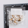Jewelry Zinc Alloy Resin Beaded Necklace With Starfish Shell Star Shape Retro Electroplating For Women