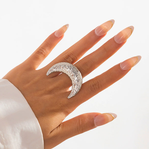 Jewelry Zinc Alloy Star Shape Ins Style Electroplated Ring