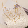Jewelry Zircon Pendant Necklace And Bracelet Geometric Design Electroplated