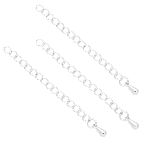 14K Gold Jewelry Accessories With Geometric Style Electroplated Beaded Extended Chain And Lobster Clasp For Diy Bracelet And Necklace