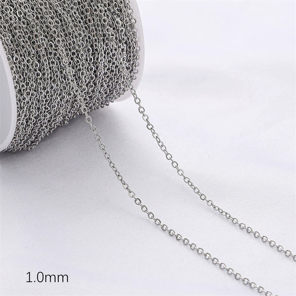 14K Gold Jewelry Accessories With Geometric Style Electroplated Beaded Extended Chain And Lobster Clasp For Diy Bracelet And Necklace