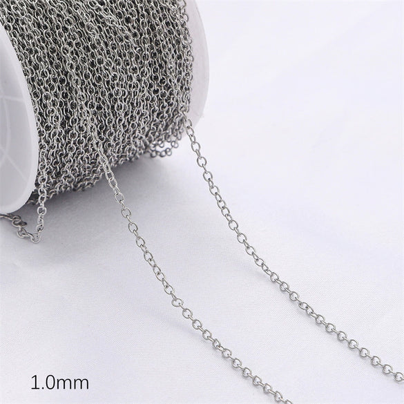 14K Gold Jewelry Accessories With Geometric Style Electroplated Beaded Extended Chain And Lobster Clasp For Diy Bracelet And Necklace