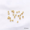 14K Gold Jewelry Accessories With Geometric Style Electroplated Beaded Extended Chain And Lobster Clasp For Diy Bracelet And Necklace