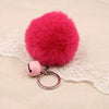 Key Chain Fur Ball Rex Rabbit Fur Kitty Animated Protagonist Metal Electroplated Car Hanging Ornament