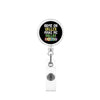 Key Chain Plastic Abs Modern Art Billiard Patch Retractable Rotating Id Back Clip Glue Puller