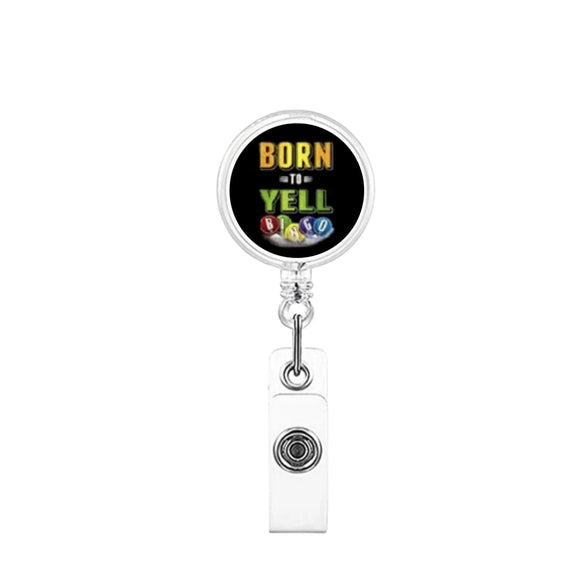 Key Chain Plastic Abs Modern Art Billiard Patch Retractable Rotating Id Back Clip Glue Puller