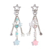 Key Pendant Alloy Acrylic Imitation Pearl Fruit Pattern Semimanual Strawberry Bow Fivepointed Star Design