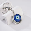 Key Ring Pendant Metal Fashion Stars Sun And Moon Clouds Cosmic Electroplated