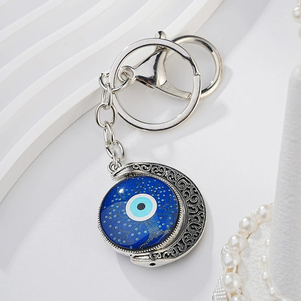 Key Ring Pendant Metal Fashion Stars Sun And Moon Clouds Cosmic Electroplated