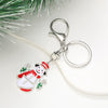 Keychain Pendant Zinc Alloy Christmas Tree Electroplated With Christmas Style