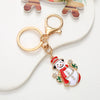 Keychain Pendant Zinc Alloy Christmas Tree Electroplated With Christmas Style