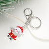 Keychain Pendant Zinc Alloy Christmas Tree Electroplated With Christmas Style