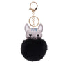 Keychain Pu Leather Kitten Plush Fur Ball Accessories