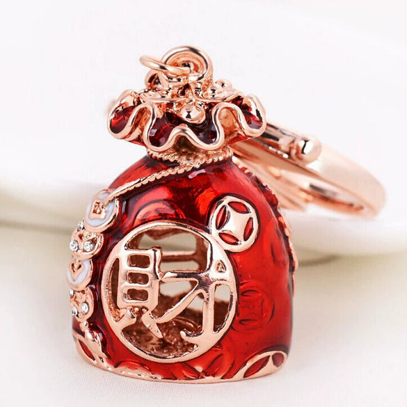Keychain Zinc Alloy Cross Rhinestone Modern Art Creative