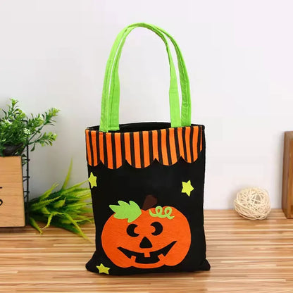 Kid'S Cloth Color Block Cartoon Style Square Open Shoulder Bag