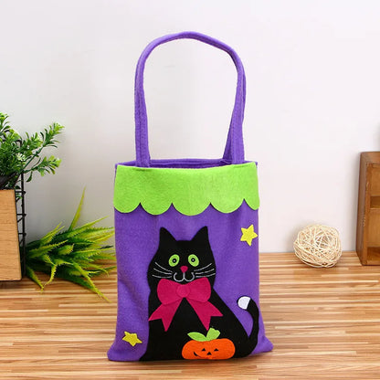 Kid'S Cloth Color Block Cartoon Style Square Open Shoulder Bag