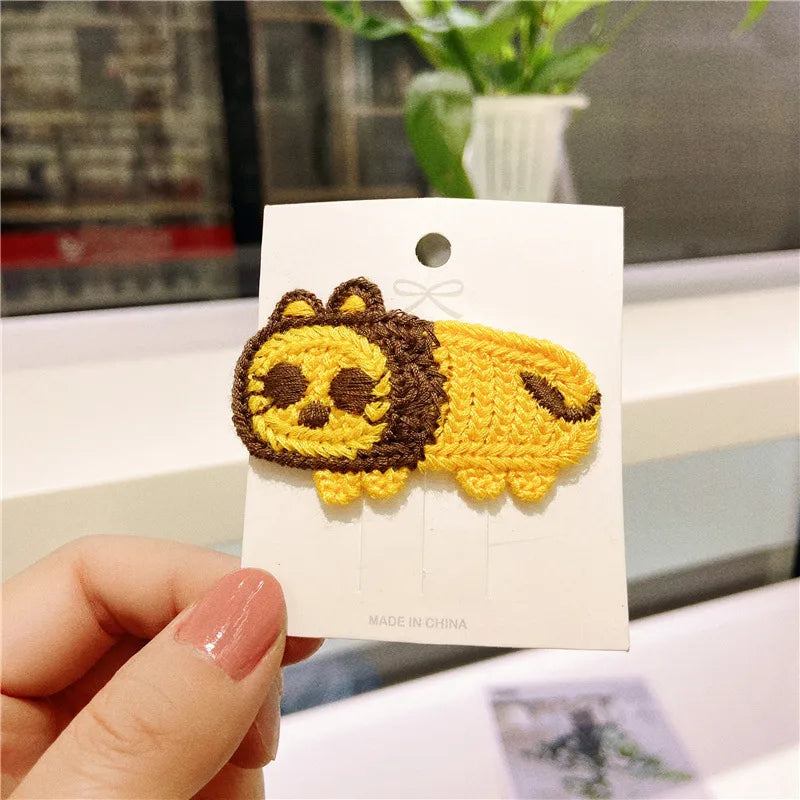 Kid'S Cute Animal Knit Hair Clip