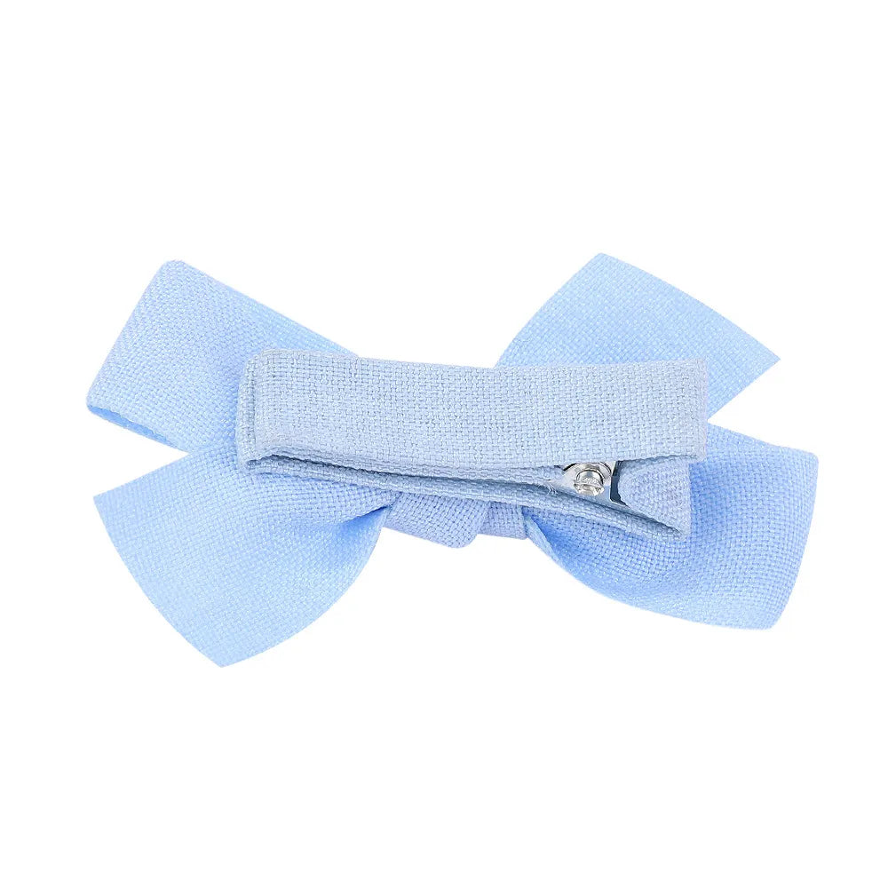 Kid'S Cute Bow Knot Cloth Hair Clip