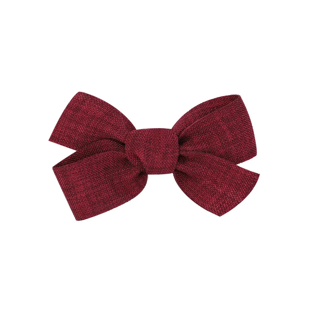 Kid'S Cute Bow Knot Cloth Hair Clip