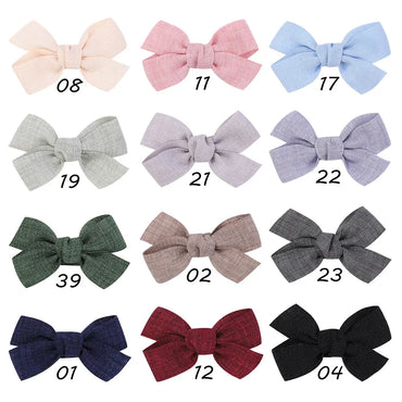 Kid'S Cute Bow Knot Cloth Hair Clip