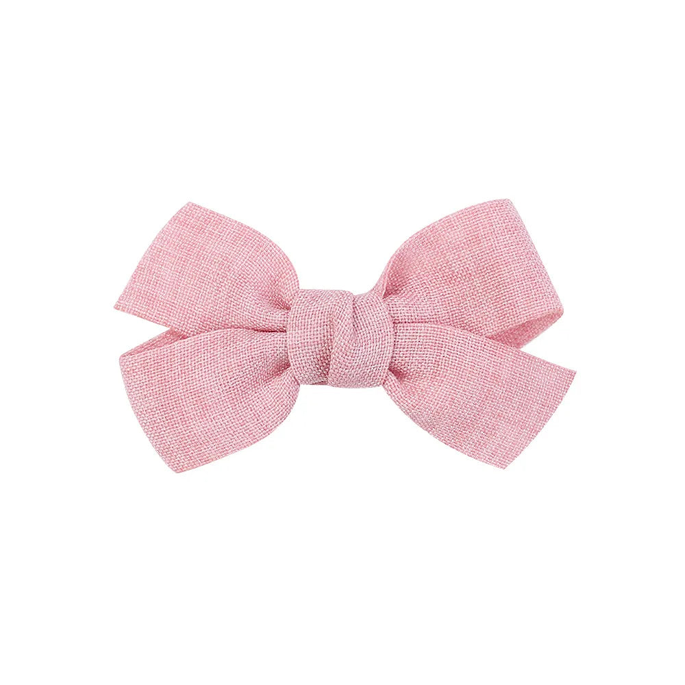 Kid'S Cute Bow Knot Cloth Hair Clip