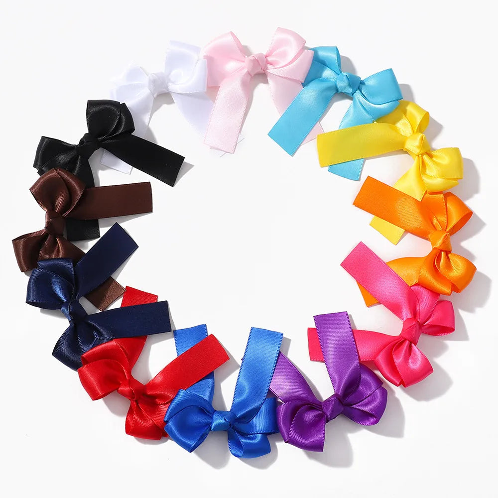 Kid'S Cute Bow Knot Polyester Cotton Hair Clip