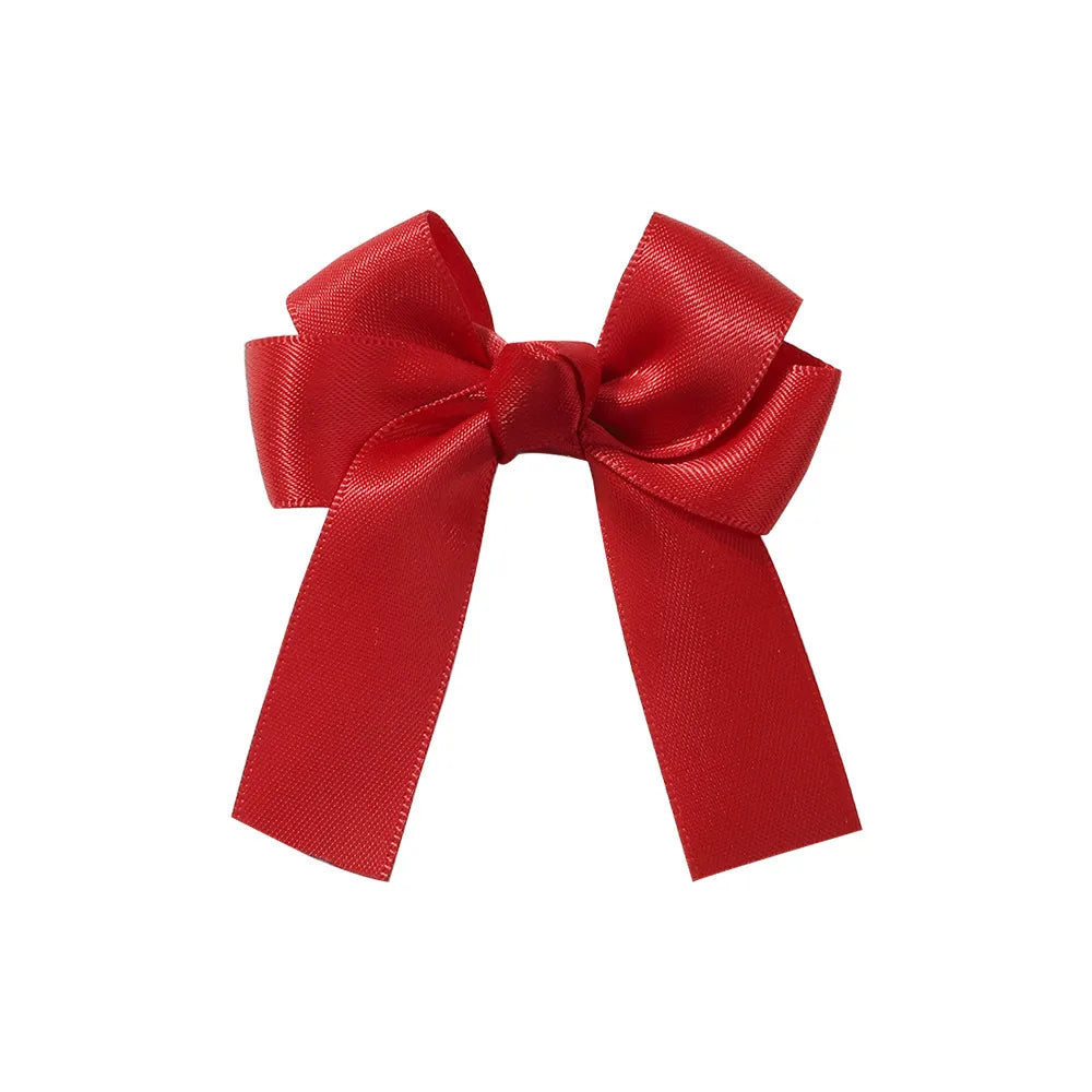 Kid'S Cute Bow Knot Polyester Cotton Hair Clip