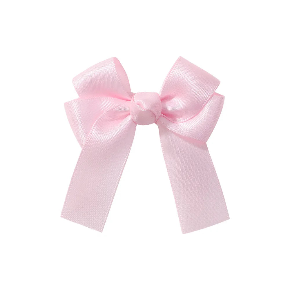 Kid'S Cute Bow Knot Polyester Cotton Hair Clip