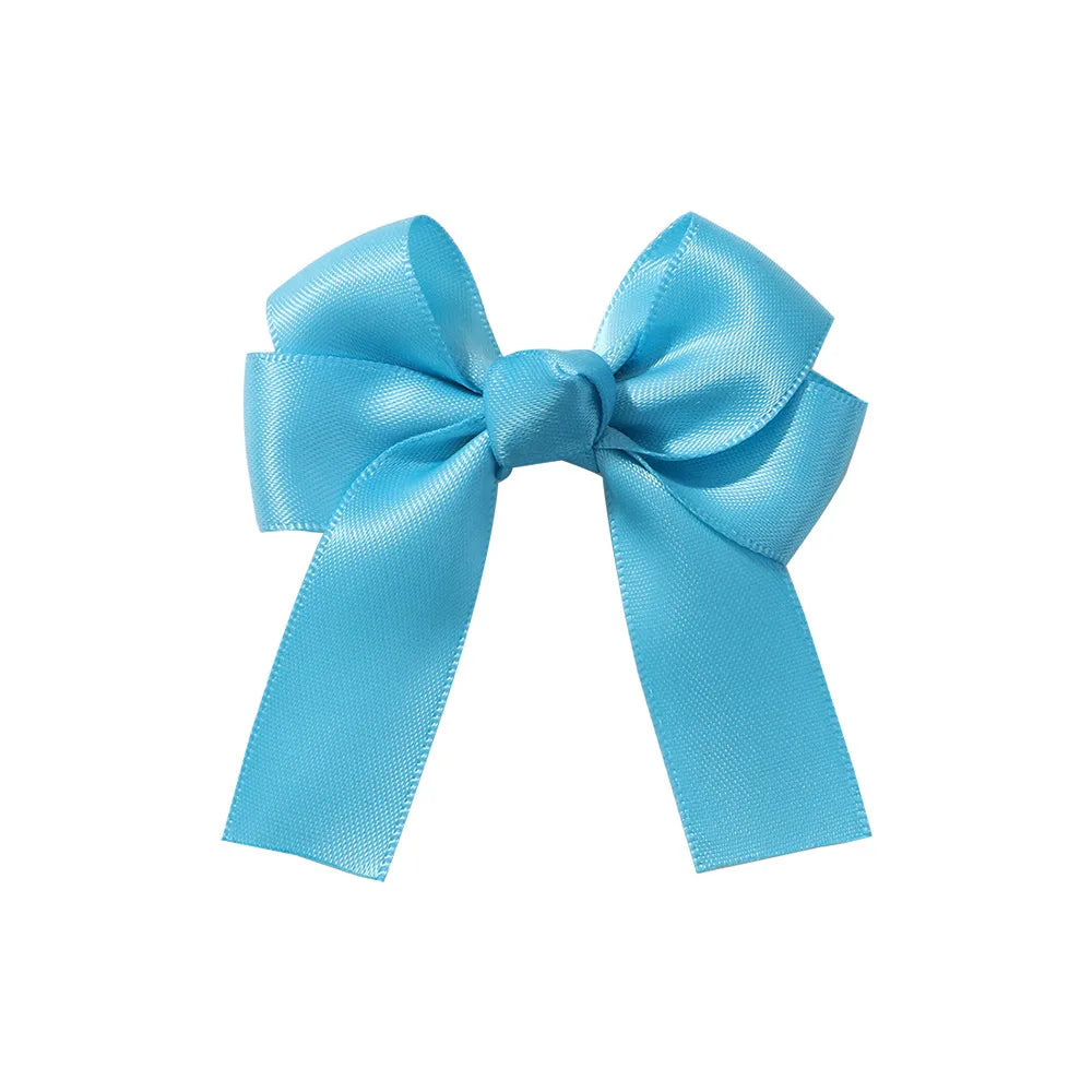 Kid'S Cute Bow Knot Polyester Cotton Hair Clip