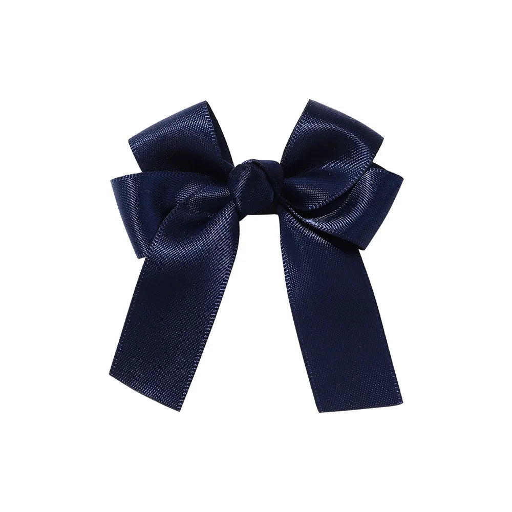 Kid'S Cute Bow Knot Polyester Cotton Hair Clip