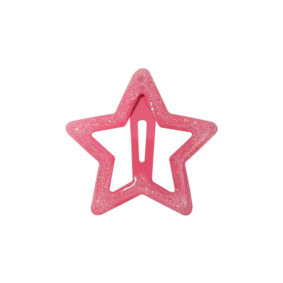 Kid'S Cute Cartoon Star Plastic Hair Clip