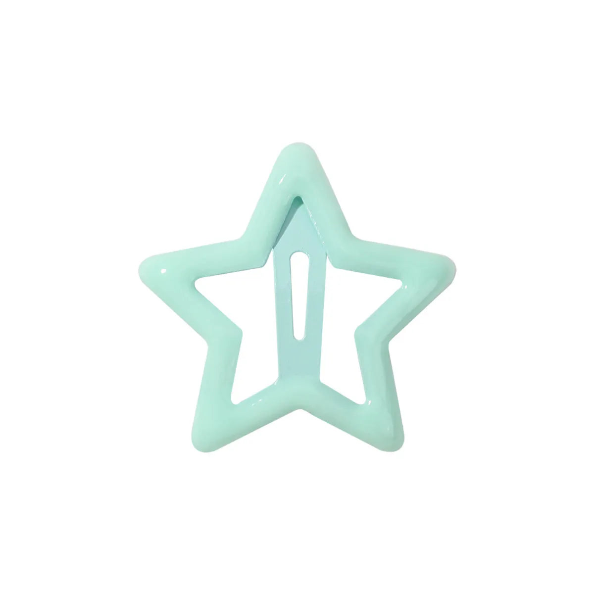 Kid'S Cute Cartoon Star Plastic Hair Clip